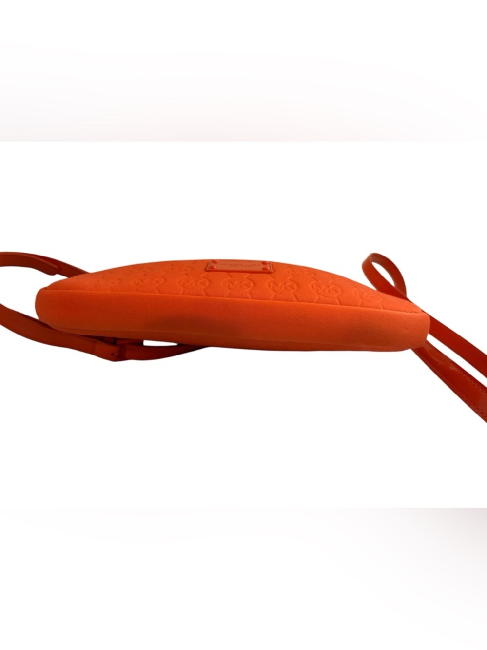 Michael Kors Orange Crossbody iPad case - Picture 4 of 8